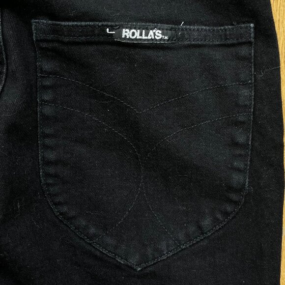 ROLLA'S Black Cropped Jeans - Picture 6 of 12